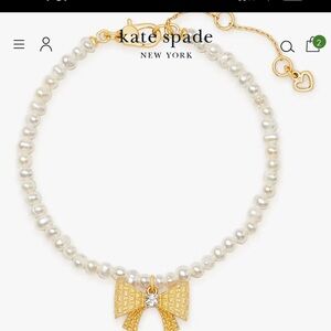 Kate spade wrapped in a bow bracelet NWT